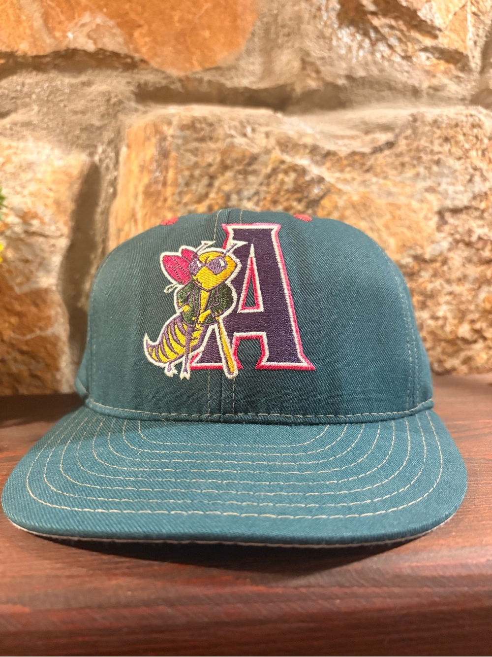 VTG Augusta Greenjackets Minor League Baseball Hat Proline USA Made sz 7